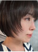 表参道駅/レイヤーカット/顔周り/前髪カット/酸性ストレート