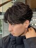 メンズカット+曲がる縮毛矯正 ¥14300 /メンズカット/メンズ縮毛矯正/天王寺