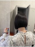 ぱつっとボブ