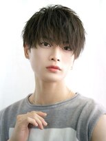 ゼロ 渋谷(XeRo)&nbsp;ツーブロックあり無造作ラウンドマッシュ【緩めシャープパーマ】