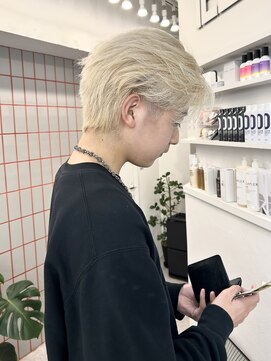 メンズペレ 渋谷(MEN'S PELE) MEN’S HAIR/サーフカール/刈り上げセンターパート/渋谷