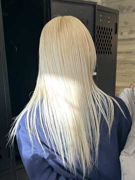 ヲタク(wotaku.) ホワイトブロンド抜きっぱなしブロンドハイトーンカラーブリーチ