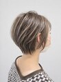 アース 東戸塚店(HAIR & MAKE EARTH)&nbsp;ショート×ハイライト《髪質改善/白髪ぼかし/縮毛矯正》