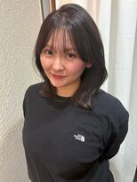 ソンノ(sonno)&nbsp;グレージュカラー くびれヘア 顔周りカット 透明感カラー 艶髪