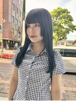 イン(in.) ストレートロング/黒髪/姫ばんぐ