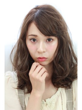 フェリシータ 緑地公園店(felicita) 流しバング×イルミナカラー