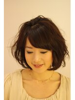 アオイ(AOI by A.Design) 【A.Design 都立大学】コテもブローもいらない!くせ毛ボブ