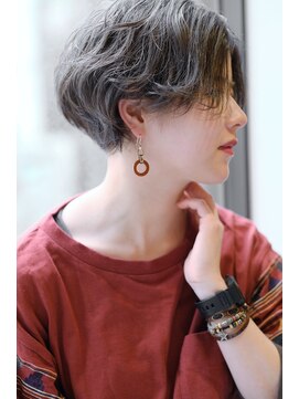 ラボー ノースプラザ店(LA'BO) 透け感グレージュ×ハンサムショート