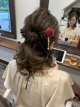 リュック(RYUCK) ハーフアップスタイル