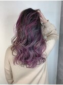 【グラデーション】ピンクアッシュバレイヤージュ◎