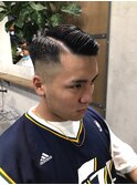 Style No.10 ハードパート×スキンフェード