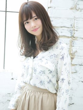 ロンドプランタン 恵比寿(Lond Printemps) 大人可愛い暗髪フォギーベージュゆるふわセミディ