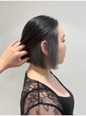 ミニボブ×シルバーグレー