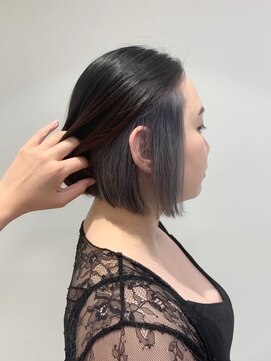 アッシュ 高円寺店(Ash) ミニボブ×シルバーグレー