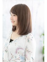 ミック ヘアアンドビューティー 大山店(miq Hair&Beauty) レディに仕上げたダークカラー上品クラシカルワンカールミディa