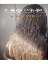 ルー(loup)&nbsp;☆ミルクティーベージュ☆ミルクティーアッシュ/透明感カラー