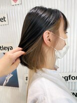 カトレア ストリート店&nbsp;結べるボブは前下がりボブ★ハイコントラストインナー