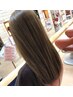 【ＣＵＴ＋髪質改善チューニング】☆自然なストレートヘアーに☆￥8250