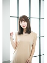 カリン 横浜店(carin) 【carin横浜】暗めカラー/大人ガーリー/鎖骨ミディアム