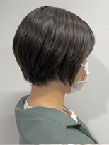ウクラ バイ レシッド 池袋(uchla by rcid)&nbsp;イメチェン☆丸みショート/クールショート/カーキベージュ/前髪