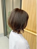丸みのあるナチュラルストレート◇髪質改善◇外ハネレイヤー