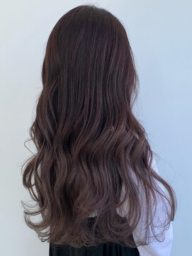 キャパサウス 春日 大野城店(CAPA south) ウェーブスタイル ブリーチなし ピンクブラウン ピンクベージュ