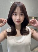 艶髪赤みなしブラウンくびれミディアム【肥田亜沙美】