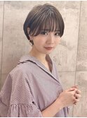 20代30代40代大人可愛い耳掛けひし形くびれ丸みショート
