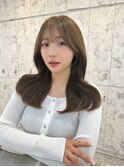 韓国風前髪×レイヤーカット【髪質改善/新宿/レイヤーカット】