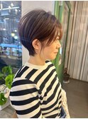 丸みとクビレのショート