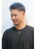 フェードカットパーマスタイル