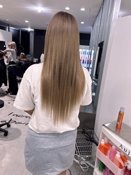 キング 枚方店(K!ng) 縮毛矯正髪質改善ハイライトレイヤーカット枚方美容室エクステ