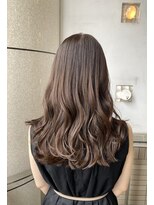 ヘアアンドメイク スタジオ ミムロ(HAIR&MAKE STUDIO MIMURO)&nbsp;レイヤーカット・ミルクティーグレージュ