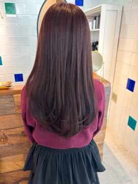 キラーナセンダイ(KiRANA SENDAI) [ピンクブラウン/毛先ワンカールロングレイヤー]