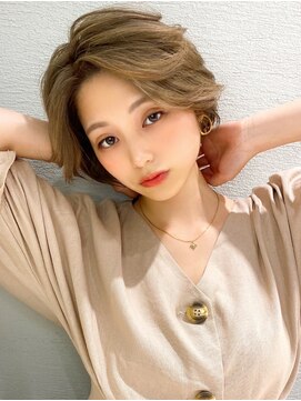 アフロートフクオカ(AFLOAT FUKUOKA) 【NEW OPEN】小顔前髪あり後れ毛サイドバングメルティカラー