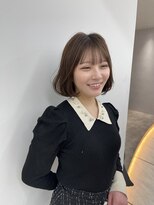 ロンドロゼ 池袋(Lond rose)&nbsp;メルティカラー似合わせカットウェーブミディアム縮毛矯正韓国