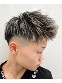 ジェットツイスパ&ホワイトハイライト
