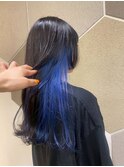 20代30代大人かわいい透明感★ブルーイヤリングカラー