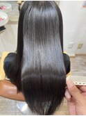 艶々黒髪ストレート