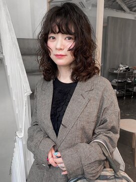 カシェ ナカザキ(CACHE NAKAZAKI) ミディアムパーマ/レイヤーパーマ/レディースパーマ