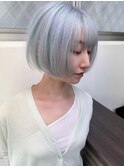 水色カラー 水色 ペールブルー ケアブリーチ