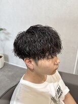 サロンドクオリア(Salon de Qualia)&nbsp;ツイストスパイラル/縦落ちパーマ/ツイストパーマ/マッシュ/S