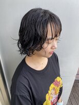 エアー 青山(AIR) マッシュボブパーマボブウルフパーママッシュショート