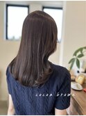 ココアブラウン/低リフトブリーチダブルカラー