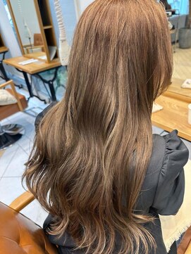 ユニ バイ マグ 長野店(Uni.by Mag) 20代30代40代ナチュラルハイライト透明感カラー♪