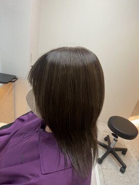 アンジェリカラボ 高田店(ANGELICA LABO) ハイライト白髪ぼかし