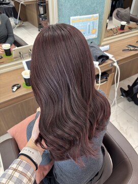 アッシュ 下北沢店(Ash) 暗めラベンダーピンクカラー