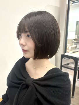 ルアン 上通り(ruen) 大人可愛い　似合わせカット　ミニボブ　切りっぱなしボブ　熊本