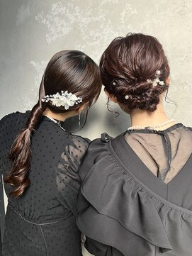 kotona【コトナ】 編み下ろしヘアセットハーフアップヘアセットダウンスタイル