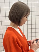 【デザインカラー】立体感のある透明感カラー話題のヘアは[suit.]にお任せ